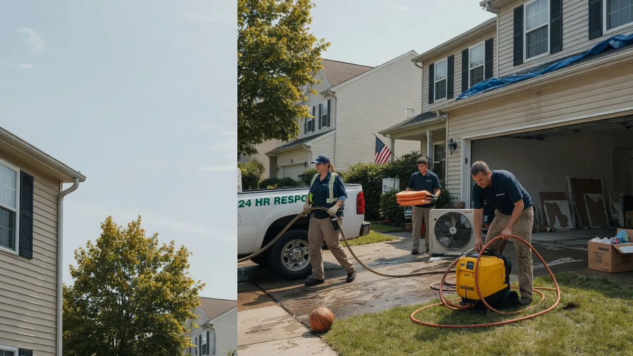 Emergency Water Damage Restoration in Three Bridges, NJ near me
